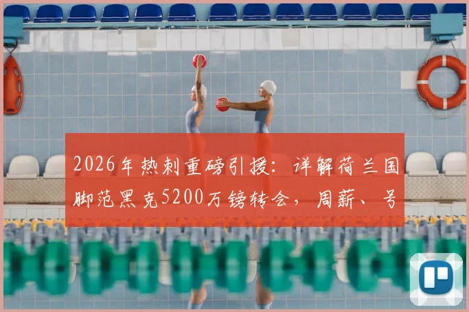 2026年热刺重磅引援:详解荷兰国脚范黑克5200万镑转会,周薪、号码及技术特点全解析