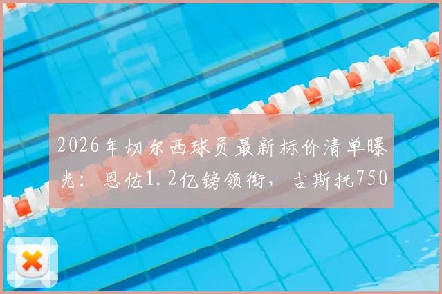 2026年切尔西球员最新标价清单曝光：恩佐1.2亿镑领衔，古斯托7500万，蓝军为应对FFP计划出售谁？
