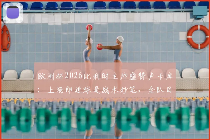 欧洲杯2026比利时主帅盛赞卢卡库:上场即进球是战术妙笔,全队目标直指四强席位